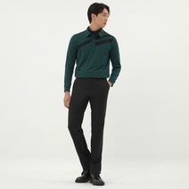 [지센남성] 남성 로고 긴팔 카라 티셔츠 2색 ZISHEN MSTSMA61