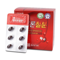 종근당 헤모론 철분 임산부철분제 빈혈 변비없는철분제 헴철 120캡슐, 6개월분