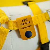강아지 목걸이 이름표 인식표 네임택, 1. 제주고딕, 똑딱이형 (대), 네츄럴
