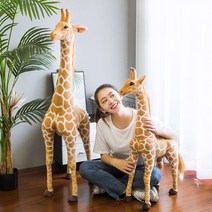 대형인형 동물 쿠션 곰인형 큰곰인형 큰, 기린 140cm