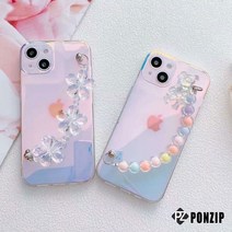 폰집 갤럭시 와이드6 a136 홀로그램 스트랩 케이스 7556