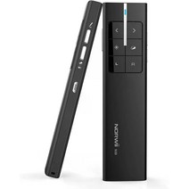 NORWII N99 프리젠 테이션 리모콘 에어 마우스 기능 무선 증여자 USB 파워 포인트 RF 2.4 GHz 원격 제어, 기본