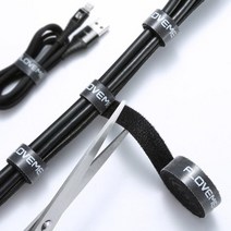 부직포 벨크로 케이블 타이 선정리 찍찍이테이프 밴드 선정리클립, 케이블선정리5M, 상세설명 참조, 상세설명 참조