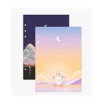 6공다이어리속지 2종 2P A5 산책 디자인 리필지 노트, 상품선택, 본상품