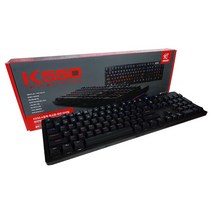 ABKO HACKER K550 A광축 축교환 측면 RGB 라이팅 완전방수 이중사출 게이밍 키보드 (블랙 클릭)