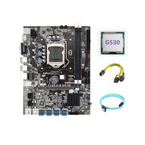 B75 LGA 1155 CPU 슬롯 8 PCI-E 1X 컴퓨터 마더보드 SATA USB 2.0 3.0 100M 네트워크 카드 마이닝 보드 데스크탑 PC 액세서리, type1