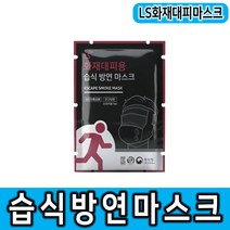 LS 화재대피용마스크 습식 방염마스크 화재대피 보조기구, 본품