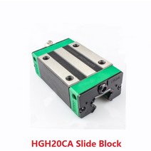 HGH20CA 슬라이더 블록 HGR20 20MM 리니어 가이드 레일 CNC DIY 부품 4개, 한개옵션0