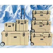감성 아이스 박스 48L 대형 캠핑 쿨러, 바퀴가달린35L전문가급(4-6일냉장보관)