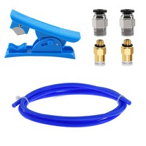 3D 프린터 용 피팅 커넥터가있는 테플론토 PTFE 튜브 (2M) 1.75mm 필라멘트