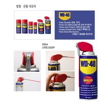 WD-40 방청윤활제 120ml 360ml(SS) 녹방지 부식방지 4종, 450ml(SS), 1개