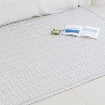 엔디미온 인견패드 겸 카페트 여름침대패드, 마루블루