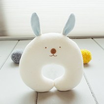 2023년 토끼띠 오가닉 토끼 딸랑이만들기 태교바느질 DIY (흰색실1 갈색실1 봉제용구3종 포함), 블루 토끼 딸랑이 만들기