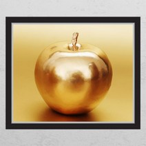 꾸밈 cc294-황금사과창문그림액자 시트지, F타입-러블리베이지