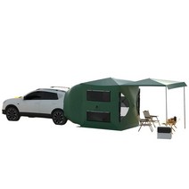 카크닉 차박 꼬리텐트 캠핑 스텔스 쉘터 도킹 카니발, 그린 테일텐트 패키지 1