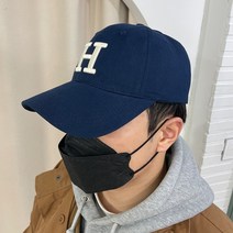 크군 데일리 남녀공용 H 빅로고 볼캡 모자