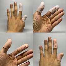 아이홈 손가락보호 정전기 지문 방지 라텍스 고무 손가락 통풍 골무 고무링 1세트 (2P), 흰색
