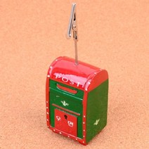 메모클립 메모 집게 홀더 메모꽂이 메모판 엔틱, 우체통