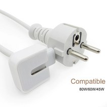 애플 맥북 m1 전원 접지 어댑터 충전 케이블 플러그, 전원 접지 케이블 1.8m, one size
