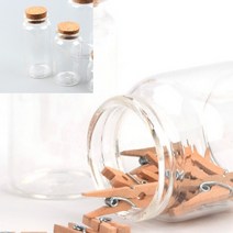 코르크 마개 원형 유리병 중대형 디퓨져용기 유리향수병 향수유리용기, 47x90mm