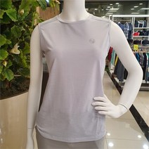 [슈페리어] 여성 라운드 폴리냉감 슬리브리스 민소매 티셔츠 L0Z1228 인천논현, 100, 그레이