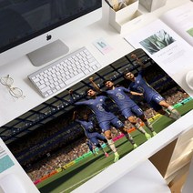 책상 FIFA 22 게이머 데스크 매트 마우스 매트 카펫 매트 카펫 러그 키보드 게임 액세서리 사무실 용 핑크, 20 FIFA22 20_05 90x30cm