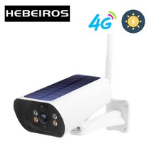 와이파이 hebeiros 4g lte fdd gsm 태양열 배터리 무선 카메라 1080p 방수 야외 카메라 보안 감시 cctv ip 카메라, 와이파이 카메라 32기가