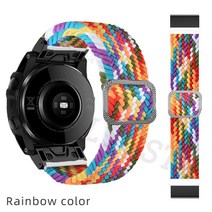 스트랩Garmin Fenix 5 5X Plus 6X Pro 3 HR 사파이어 7 7X Epix Loop 나일론 Smartwatch 손목 밴드 팔찌 용, 03 3_11 26mm Descent Mk1 MK2