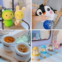 KC인증(당일발송) 말랑이세트 주물럭 끈끈이볼 스퀴시, 인형 주물럭키링