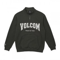 VOLCOM 유니버시티 컴포트핏 아노락 하프 집업 카키