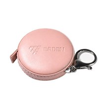 열쇠고리 원형 미니줄자 핑크 1개