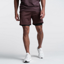 여름 남자 쿨 레깅스반바지 짐웨어 헬스 운동 반바지 기능성 투인원 필라