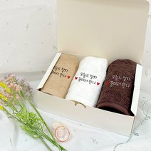 군인제작수건 자유문구 타입 군대수건 자수 타올 곰신 군인선물, 1개, 기본형 모던핑크-C