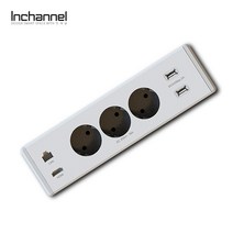 인채널 빌콘 멀티 픽스 LAN HDMI 3구 빌트인콘센트 BBF63 USB 매립형콘센트, B_빌콘 멀티 픽스 3구콘센트/다크그레이_BBF632