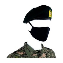 군인용품 군대위생용품 빨아쓰는 실버 가드 마스크(BLACK) 군용품