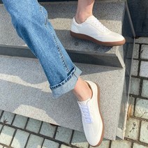 남자 캔버스 베이직 면 스니커즈 3cm