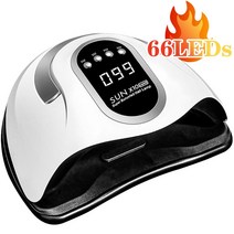 UV램프 젤 네일 램프 경화기 드라이기 66LED 강력한 UV LED 손톱 건조 폴리쉬 매니큐어 스마트 센서 건조기 전문가용 용품, 02 66LEDs-SUN X10, UK