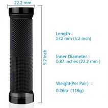 자전거 핸들 바 그립 접이식 적합한 고무 핸드 BMX MTB 비치 크루저 스쿠터, 02 BP0820 Red