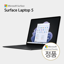 마이크로소프트 서피스 랩탑5 13.5인치 i5-1245U 8GB 512GB 블랙 [R1T-00044] Win11 Pro