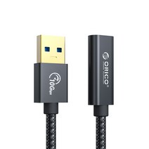 오리코 USB A to C 케이블 연장선 10Gbps PD60W ACF31, 바디챔버 30cm(ACF31-03)