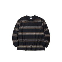 라디얼 RADIALL CUTLASS CREW NECK T-SHIRT L/S Midnight Black RAD-23AW-CUT004