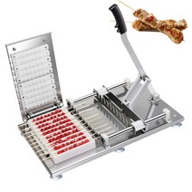 수동 양고기 케밥 기계 바베큐 꼬치 문자열 만들기 데스크탑 고기 satay, 기본