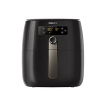 필립스 에어 프라이어 새로운 오일 프리 전기 튀김기 가정용 튀김 기계 전자동 다기능 4.5L 대용량 HD9741 오븐, 검은 색