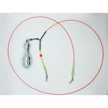 원투채비 스네이크천칭 천평채비 묶음추, 1단(5cm), 1개