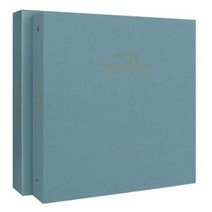 앨범샵 모던바인더 앨범 접착흑지, 스카이, 40매