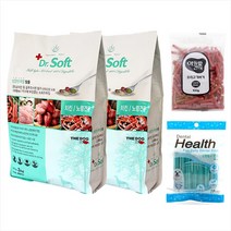 더독 닥터소프트 말랑한 소프트 사료 + 사은품, (1+1)치킨 노령견 3kg + 네코캔