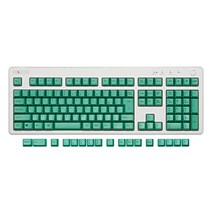 REALFORCE 히가시 프레 R3 키보드 R3S 키보드 대응 컬러 키 캡 세트 일본어 배열 129 키 가나 없음 녹색 승화 인쇄 풀 키 M0333J