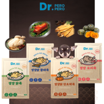[채다시] 닥터페로 애견 국내산 보양식 강아지 영양죽 120g 4종(닭 닭+황태 닭+단호박 오리), 3개, 영양닭죽120g