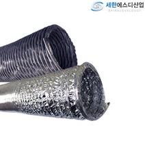 덕트호스 125mmX5M A/L후렉시블 알루미늄 자바라, 1개