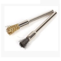 미니금형브러쉬/ 붓형브러쉬 (샹크3) /녹제거 버제거, (철) 6mm